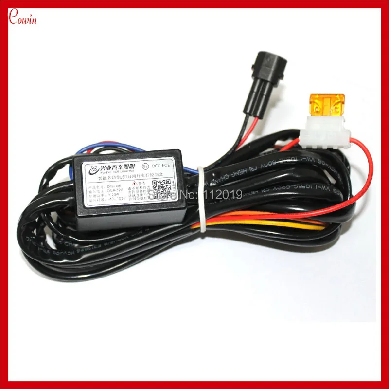 

New Multifunction Car Led DRL Daytime Running Light Relay Auto Car DRL On/Off Turn Flash Controller Switch