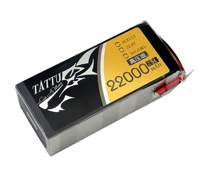 

TATTU 22000mAh 22.8V 6S LiPO Battery Burst 25C for Big Load Multirotor FPV Drone Hexacopter Octocopter