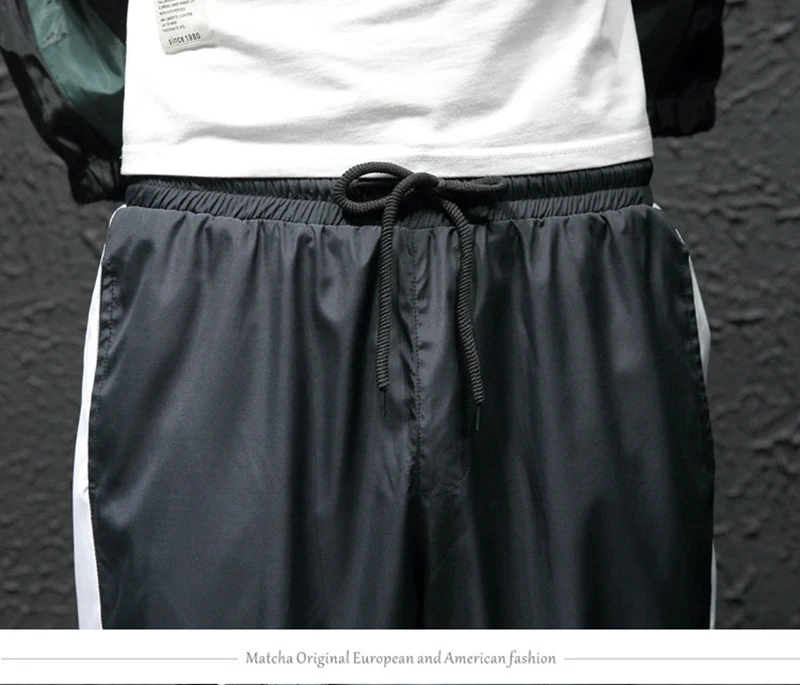 Harem Cargo Pants Men Streetwear Hip Hop Japan Style Trousers Male Khaki Loose Straight Pants  (51)