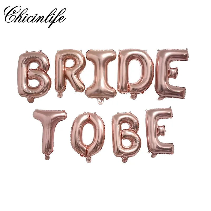 Chicinlife фольгированный воздушный шар для невесты банер девичника вечеринки