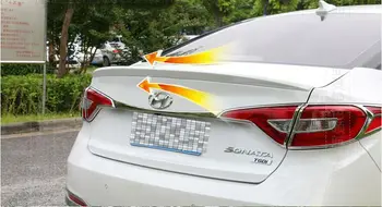 

Different Colors Painted ABS Car Rear Trunk Spoiler Wing For Hyundai SONATA 9 2015, no drilling needed