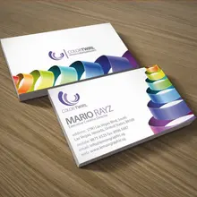 350gsm ламинированные художественные бумажные визитные карточки