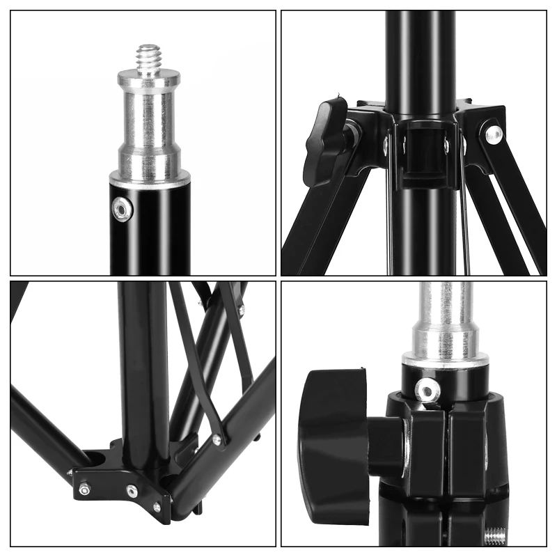  72inch/184CM Photography 1/4 Screw Foldable Light Stands Tripod For Ring Light Relfectors Softboxs 