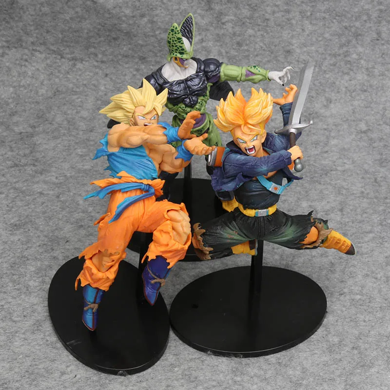 Dragon Ball z Super Saiyan 3 Son Goku Piccolo Freeza Trunks Vegeta Figure Cell vegetto Lapis ...