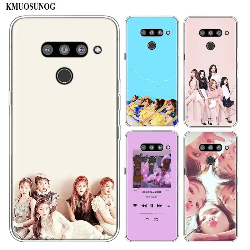 

Silicone Soft Phone Case red velvet kpop for LG K50 K40 Q8 Q7 Q6 V50 V40 V30 V20 G8 G7 G6 G5 ThinQ Mini Cover