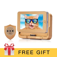 Pluggable 10500mAh Battery Smart Wireless Door Peephole Camera Video Recording Video Doorbell Door Intercom
