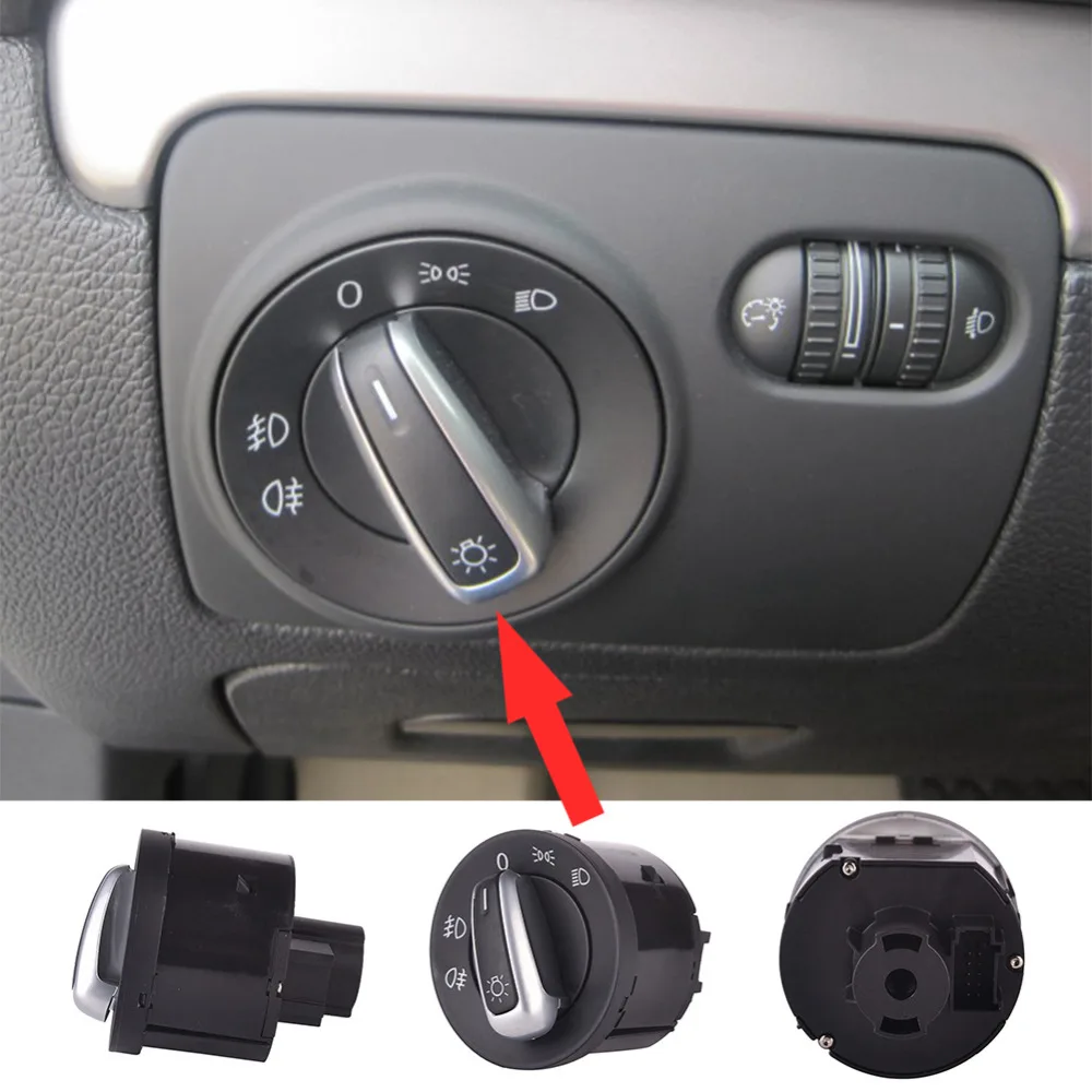 Headlight Switch For VW Golf 5 6 GTI Mk5 Mk6 for Jetta 5 for Passat B6