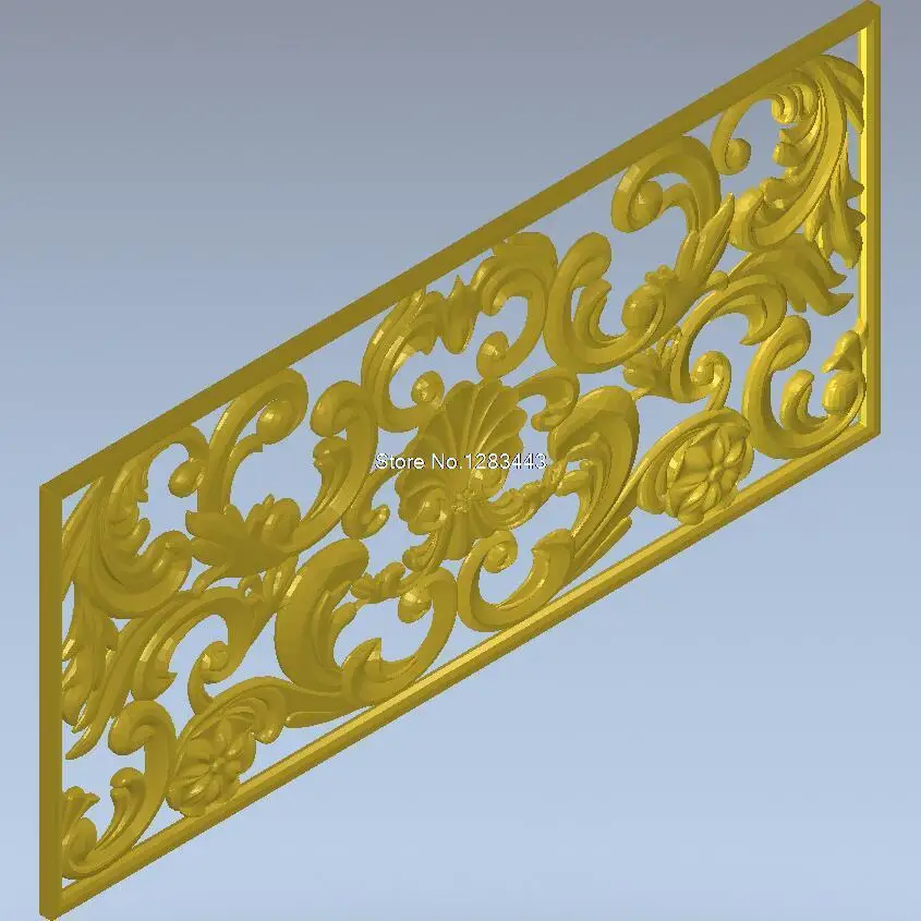 

High quality New 3D model for cnc 3D carved figure sculpture machine in STL file 3D furniture decoration Decor_55