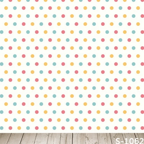 10x10ft Colorful Polka Dots Wall Red Yellow Blue Balls Custom