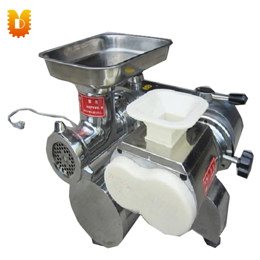 

UDJQ-128 electric commercial vegetables and meat mincer/meat slicer machine
