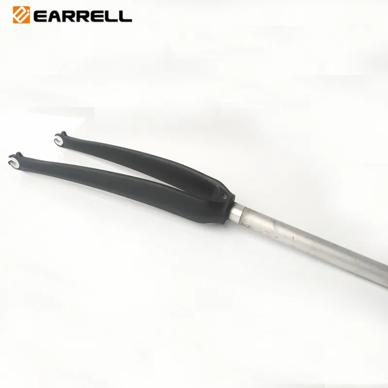 

Road bicycle fork alloy Carbon Fork 700C 1-1/8 matt/glossy V Brake used racing bicycle part carbon fiber road bike fork