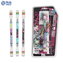 Zhigao 1 шт., Вращающаяся ручка, многофункциональные ручки, креативная новинка, школьные канцелярские принадлежности, канцелярские принадлежности для письма, для девочек