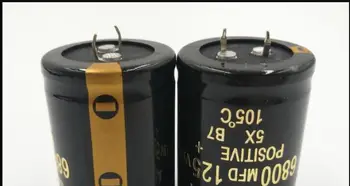 

125V6800UF amplifier speaker filter capacitor 6800UF/125V high withstand voltage new genuine capacitor 35 diameter 50height 105