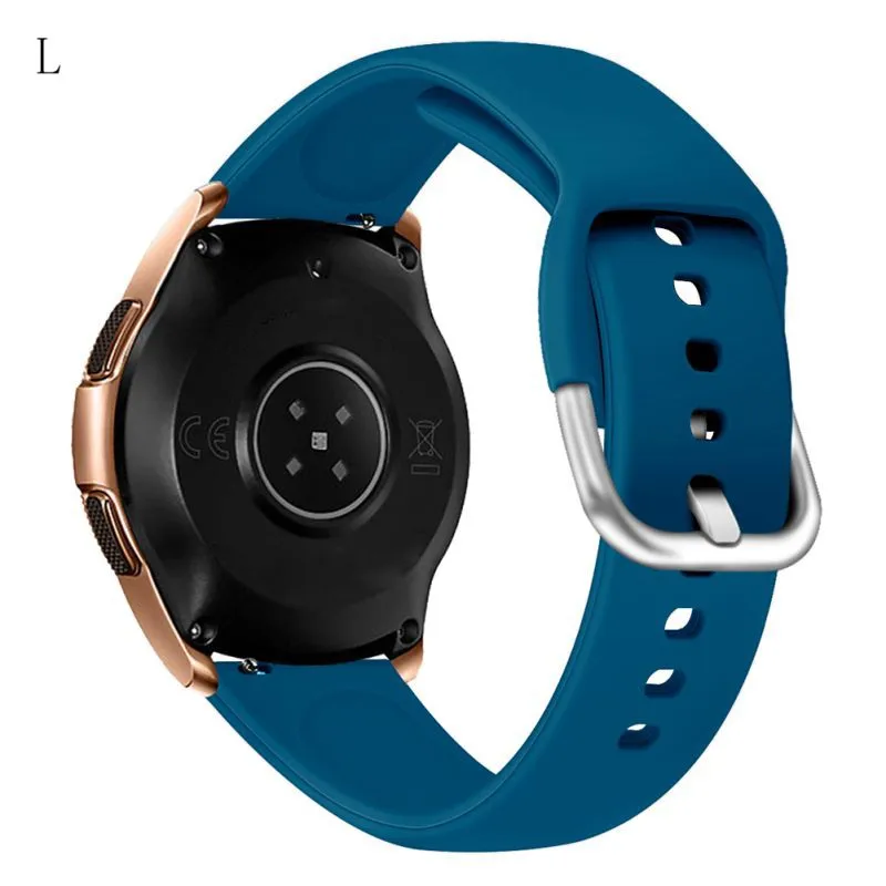 Носимые силиконовые часы браслет для умных часов Замена для Galaxy Watch Active/42 мм - Цвет ремешка: L-Sky bule