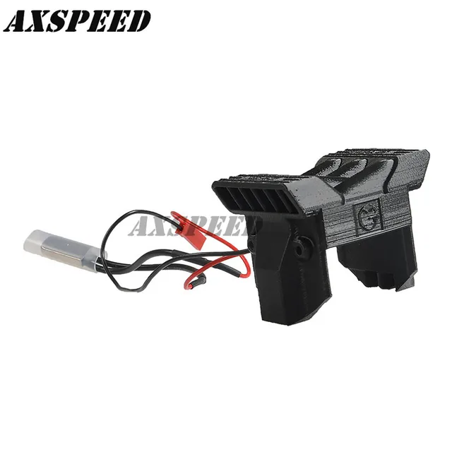 Best Price Electronic Radiator #B (with sensor) ESC Cooling Fan Sensor Heat Radiator for TRAXXAS TRX-4 1/10 Scale RC Cars