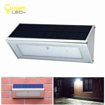 

Solar Sensor Light By Radar Motion Security 48 LED Highlight Garden Waterproof Solar Lamp Outdoor Aluminum Street lampada
