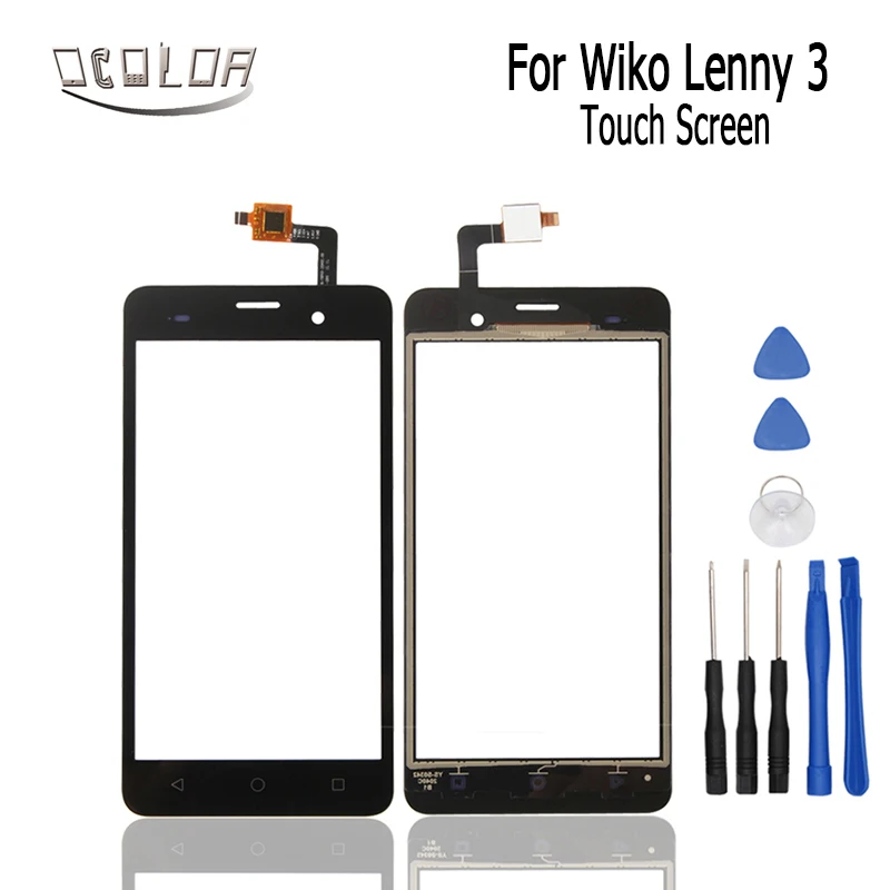 

Ocolor For Wiko Lenny 3 100% New Touch Screen Glass Lens For Wiko Lenny 3 Touch Panel With +Tools