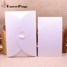 Индивидуальный логотип 10 компл./лот ожерелье дисплей упаковка в форме конверта Свадебные ювелирные изделия высокого качества коробка может положить набор ювелирных изделий ожерелье и серьги