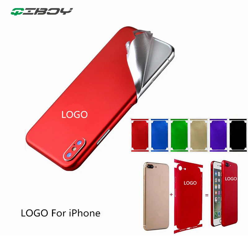 

For Apple iphone 6 7 8 Plus X XS XR Multiple Colour Ice Film Full Cover Phone Sticker Case Candy Color Decal Fashion For iphone