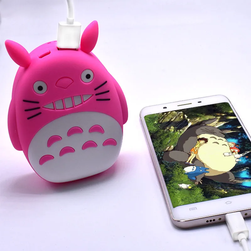 

2018 Selling Power bank 10000mAh Portable Cute Totoro Power Bank Cartoon Universal External Battery For iPhone 7 X For xiaomi