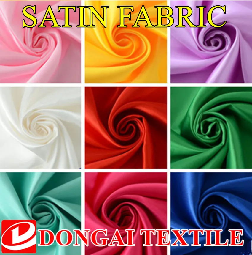 

size 1*1.5 meter width Silk Satin Fabric Wedding Satin fabric DIY 1 meter/lot