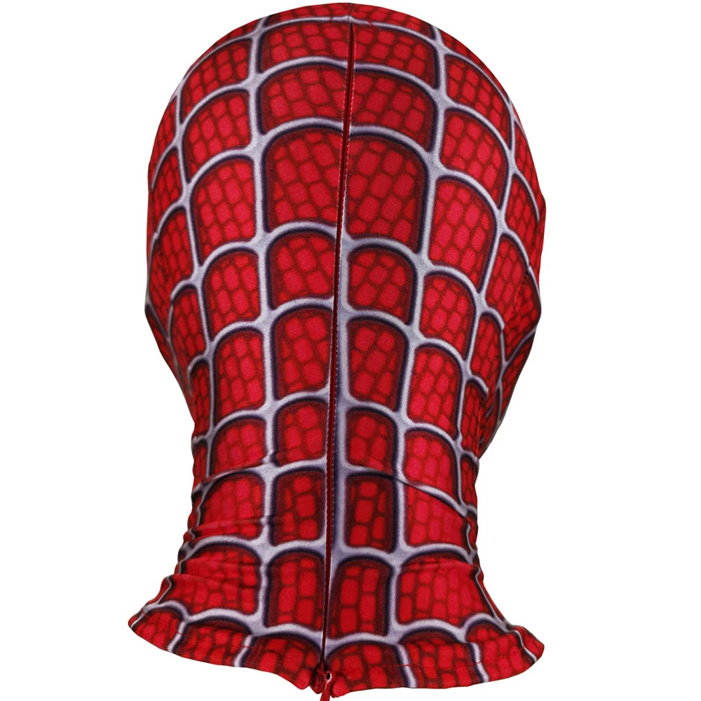 Высокое качество, 3D принт, маска Raimi Человек-паук с линзой, Вечерние Маски для лица Человек-паук, маска супергероя, спандекс, косплей, Прямая поставка