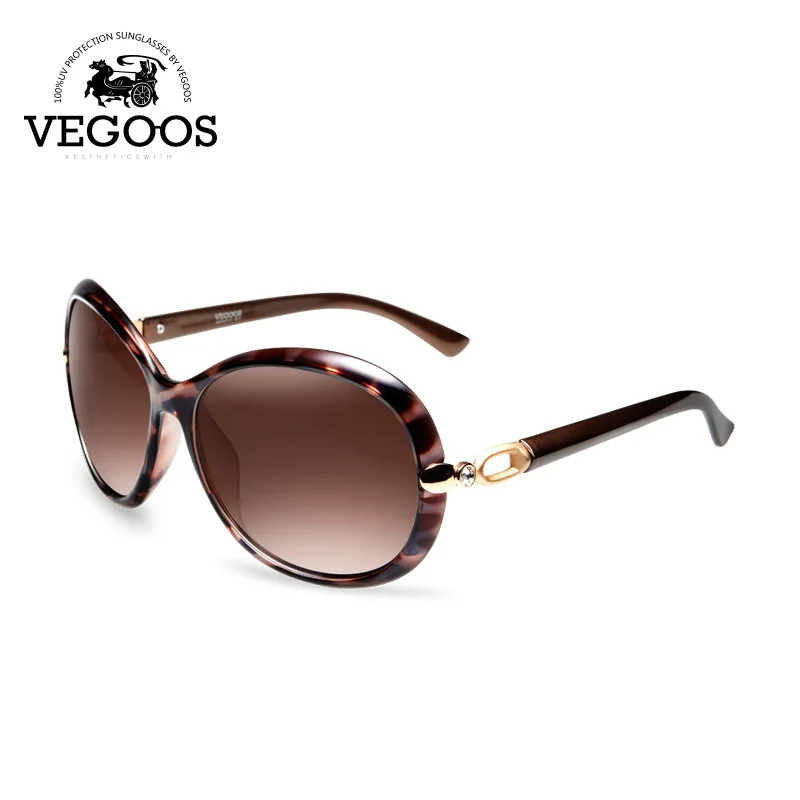 VEGOOS Ladies Designer Sunglasses Polarized 100% UV Protection Fashion Retro Oversized Shades for Women Small Faces #9021 black sunglasses women Sunglasses
