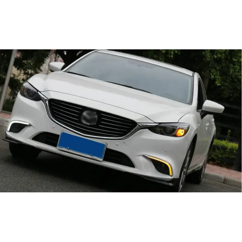 

STYO Car LED DRL Driving Daytime Running Day Fog Lamp Light For Mazdas Atenza/ M6 Mazdas 6 2017