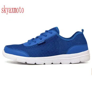 

Skyaxmoto Lightweight Running Shoes for Men Outdoor Breathable Mesh Athletic Sneakers Walking Jogging Sports Trainers Male Cheap