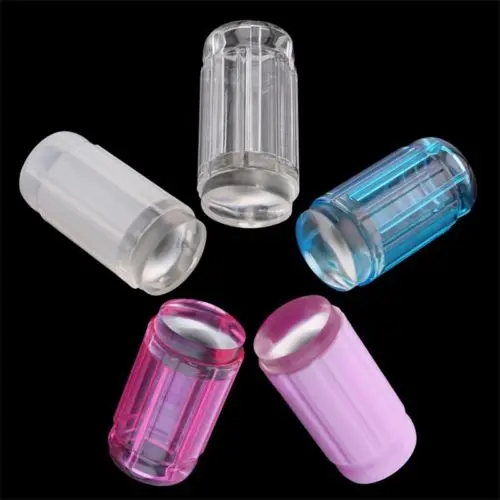 Arte do Unha Novo Design – Lote 2.8 cm Faça Você Mesmo Geléia Carimbar Claro Macio Silicone Stamper Raspador Placa Conjunto Skp0214 2020 30 Pçs