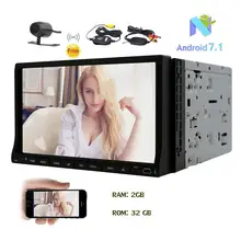 Eincar Android 7.1 Double Din Car Stereo Head Unit GPS Navigation/SWC/DAB+/Bluetooth/WIFI/RDS Radio/OBD/DVR+Wireless rear Camera