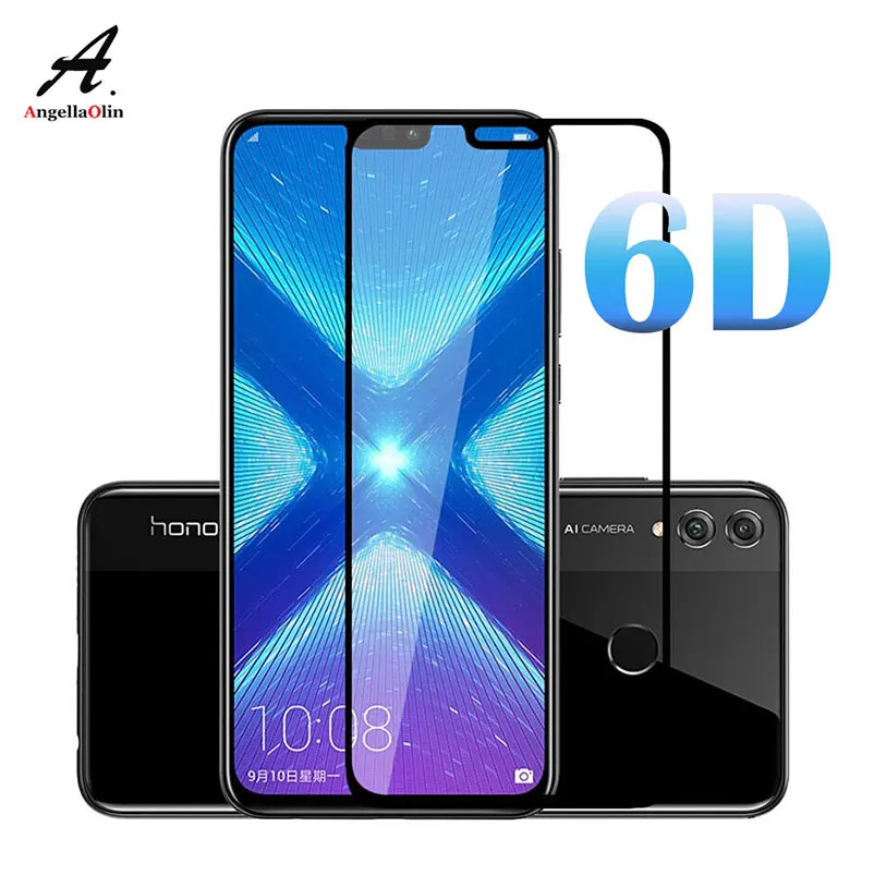 Защитное стекло 6D для экрана закаленное huawei P30 p smart 2019 Nova 4 Y7 Pro honor view 20 9H полное
