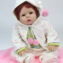 Реалистичные моделирование Reborn Baby Doll Мягкий силиконовый винил настоящая нежное прикосновение новорожденных
