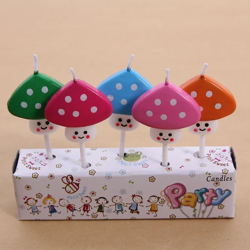 5 шт./компл. день рождения свечи подарок для ребенка с рисунком корабля милый кот, слон, Сова, платье, вечерние поставки торт Топпер торт декоративные свечи - Цвет: 7