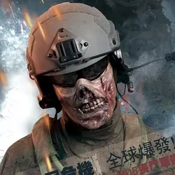 Зомби мертвый труп тактические маски боевой призрак военный страшный Пейнтбол Страйкбол Череп Балаклава защита Половина лица маска M05