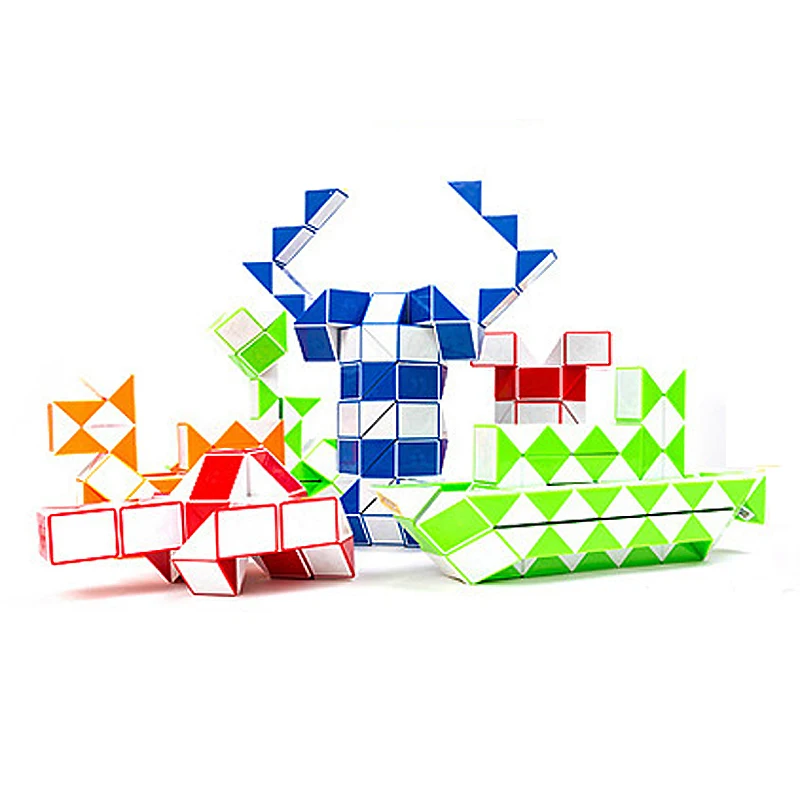 

Megainas 72 blocks High Speed hand spiner Magic Snake Shape Toys Puzzle Game Twist stressrelief cube Toys Gift For Kid Craft