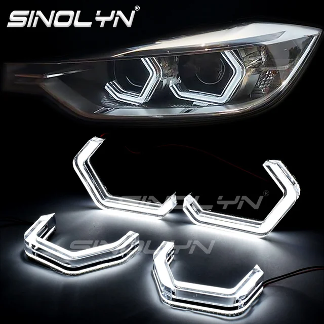 DRL LED Angel Eyes Kit Concept M4 Iconic Style DTM For BMW 2 3 4 Series