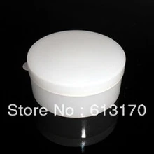 100 шт. 20g Пластик мази пустые баночки для крема, косметический упаковочный контейнер масла Чехол