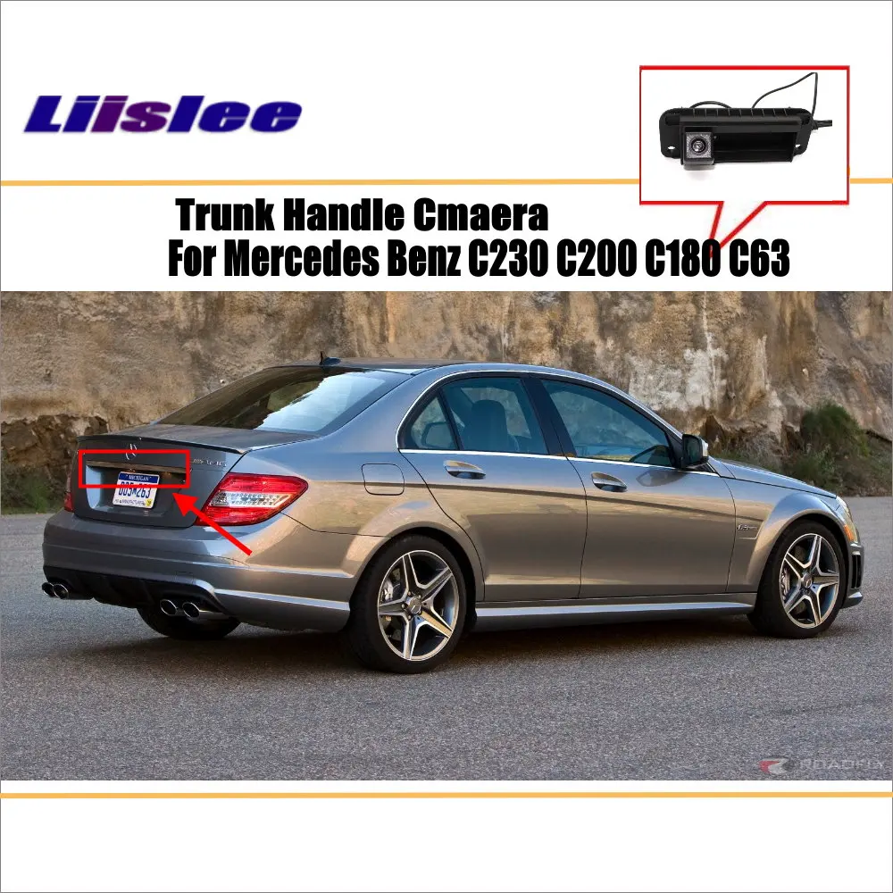 

Car Rear View Camera For Mercedes Benz C230 C200 C180 C63 AMG / Reverse Camera / HD CCD RCA NTST PAL / License Plate Lamp OEM