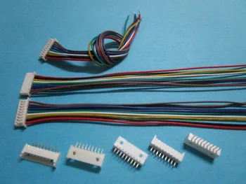 

150 set 1.25mm 9 Pin Male + Female Polarized Connector with 28AWG 5.9inch 150mm Leads