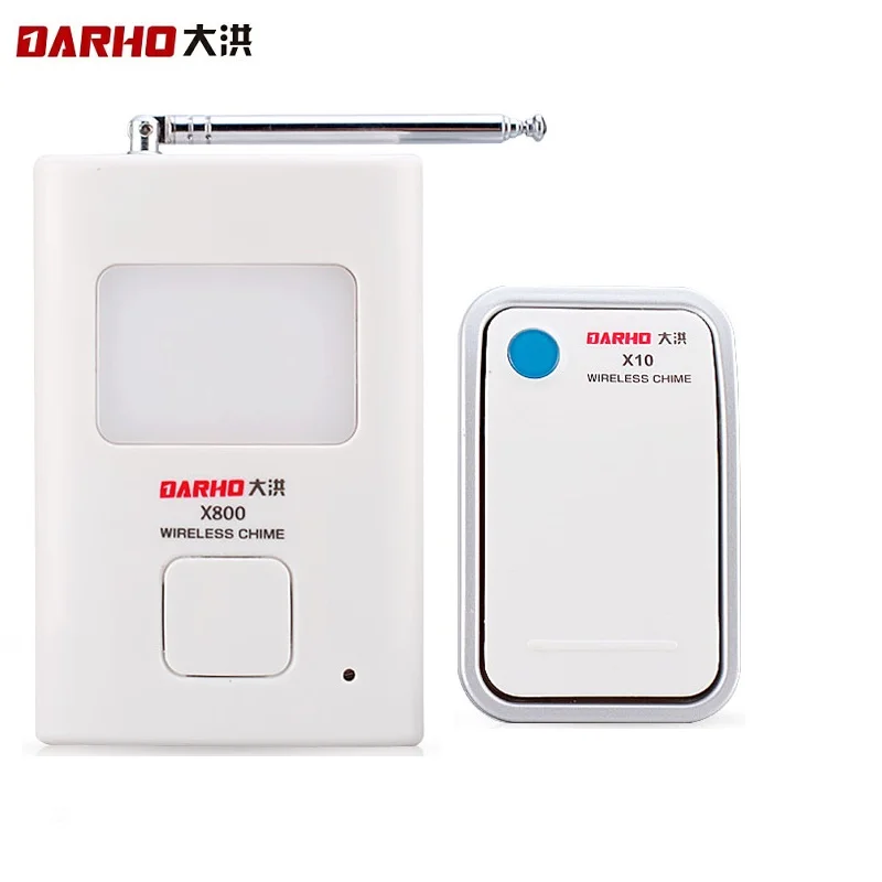 

Darho 115dB Wireless Welcome Chime Home Care Alert Calling For Elderly Patient Baby Store Doorbell Burglar Alarm System