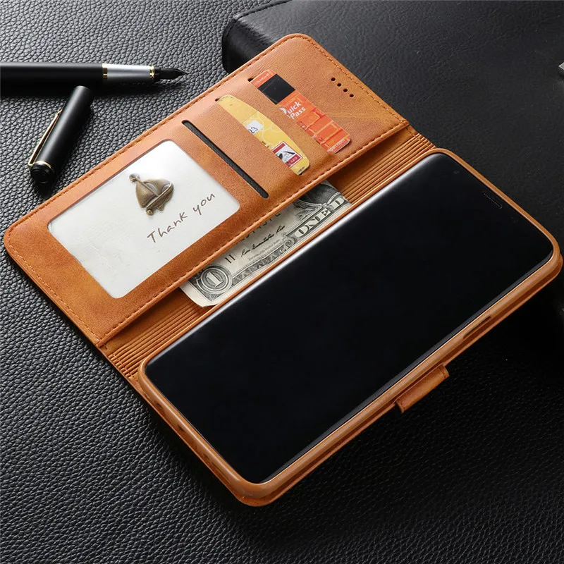 For Samsung Galaxy S9 Case Leather Vintage Phone Case Funda Samsung S9 Plus Case Flip Magnetic Wallet Case On S9 Plus Cover Book For Samsung Galaxy S9 Case Leather Vintage Phone Case Funda Samsung S9 Plus Case Flip Magnetic Wallet Case On S9 Plus Cover Book