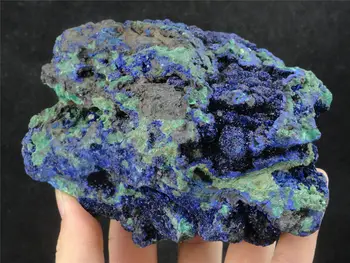 

1175g PRETTY TOP NATURAL Blue AZURITE Crystal &GREEN MALACHITE Mineral Specimen
