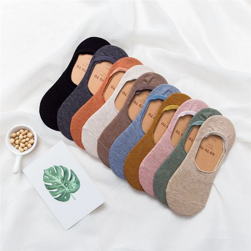 

Invisible Short Woman Sweat summer comfortable cotton bamboo girl women's boat socks ankle low female invisible