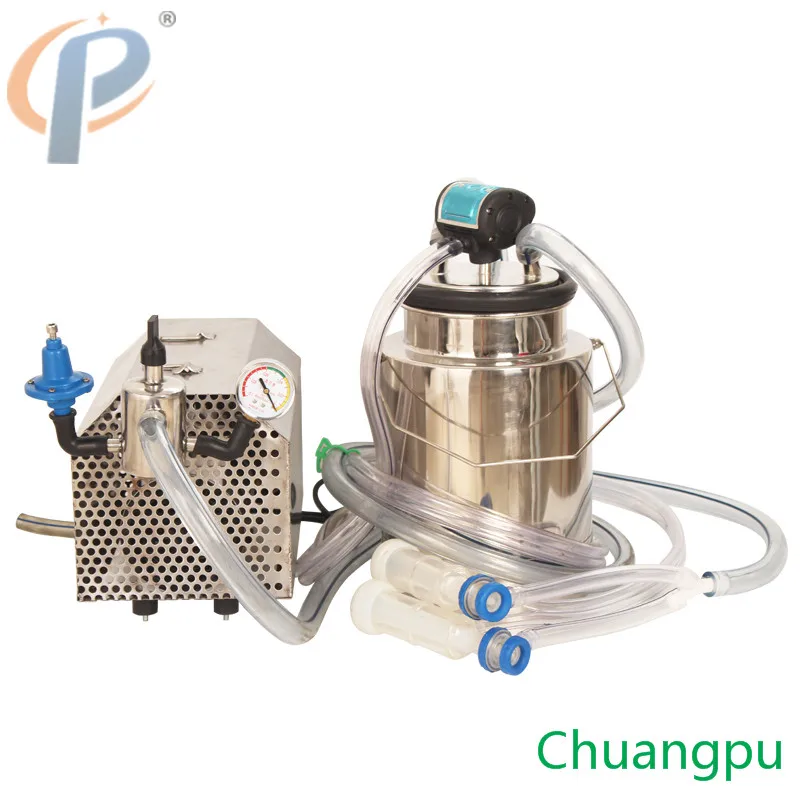 

with 10Liter Milk Can Goat/Sheep Vacuum Pump Milking Milk Machine