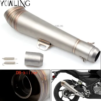 

Universal Modified Motorcycle Exhaust Muffler with DB Killer Dirt Street Bike Scooter ATV Exhaust Z750 TMAX 530 T-MAX 500 MT-09