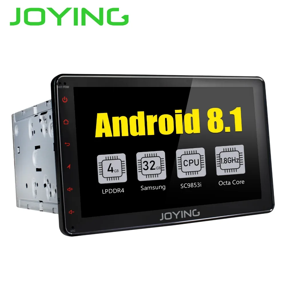 Perfect 8 Core Joying 4G+32G ROM 2 Din Android 8.1 Universal Car Audio Player Stereo Radio With GPS WIFI Navigation Head Unit SWC TPMS 1