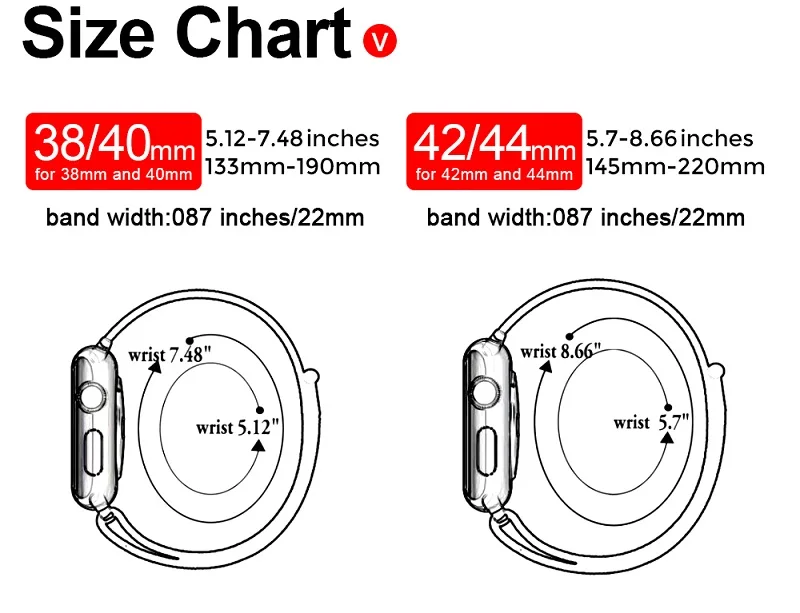 Мягкий нейлоновый ремешок для Apple Watch 44 мм 40 42 38 1 2 3 4 браслет iWatch + защита