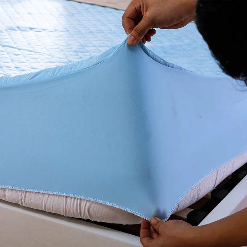 1PC Waterproof Mattress Protector Cover Quilted Antibacterial