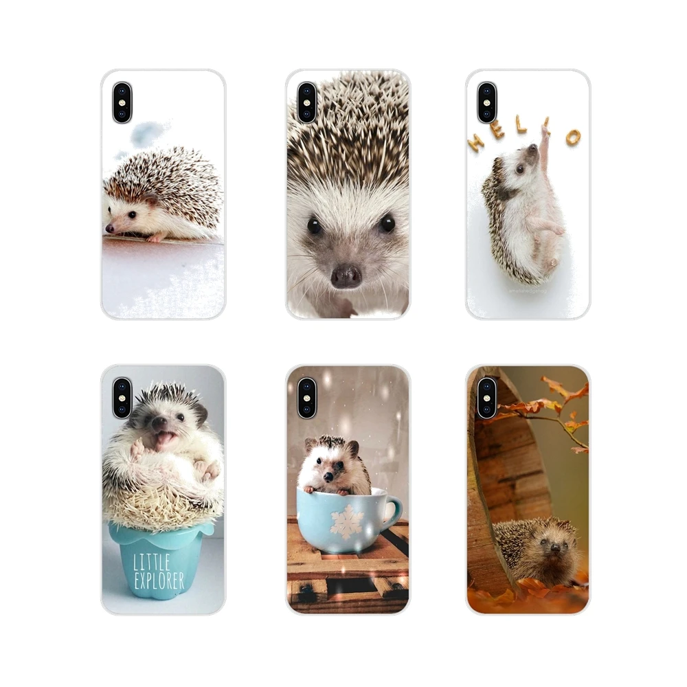 Для Apple iPhone X XR XS MAX 4 4S 5 5S 5C SE 6 6S 7 8 Plus ipod touch Hedgehog милый силиконовый чехол для